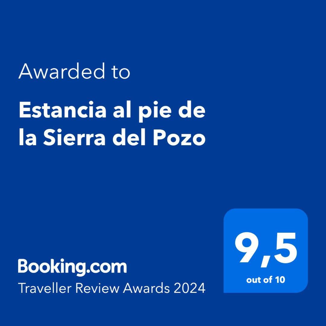 Estancia al pie de la Sierra del Pozo Pozo Alcón Exterior foto